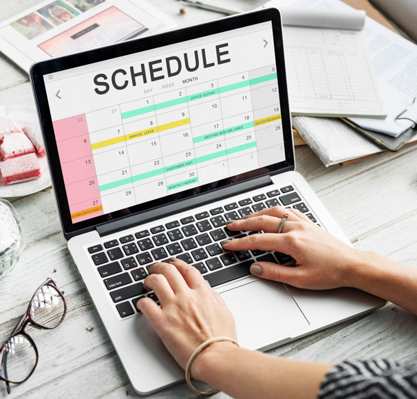 Create a consistent blogging schedule